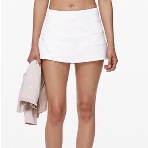 pace rival skirt white